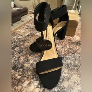 Marco Republic Black Wide Fit Heels